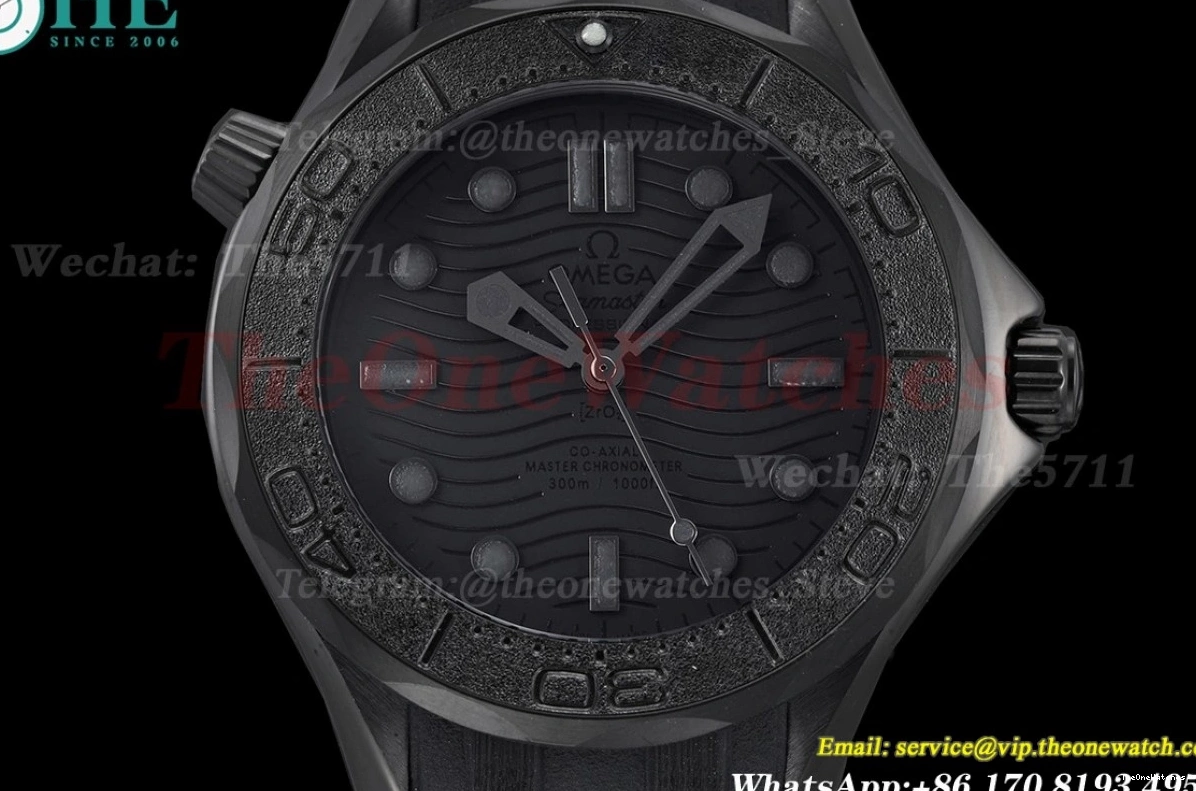 Dial 42mm MY8215 GDF Black 300m RU PVD Seamaster 1202